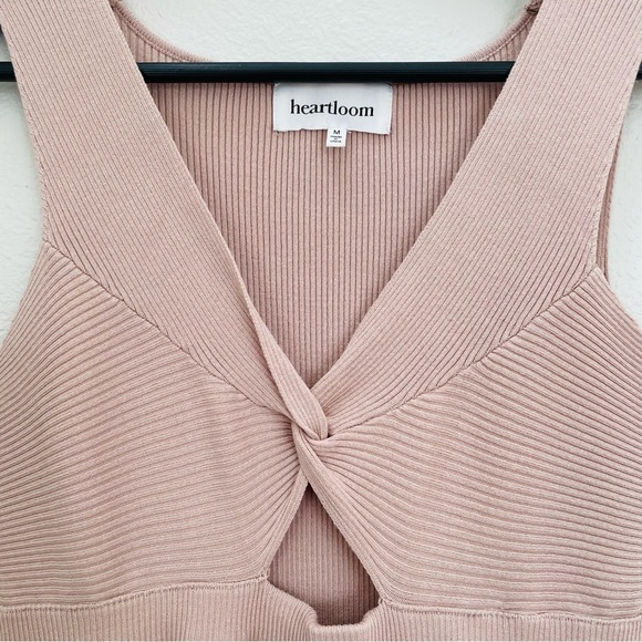 HEARTLOOM Kessy Twist Front Bodycon ARITZIA Dress in Sand Size M - Picture 3 of 11